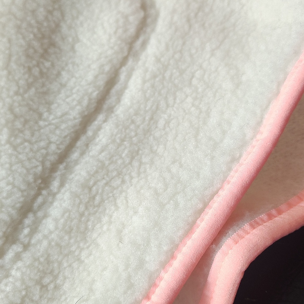 PUMA White and NEON ORANGE Fleece Jacket/Sweater - Picture 2 of 13